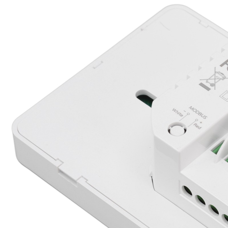 Smart Electric Thermostat White Programmable WiFi Thermostat with Temperature Humidity