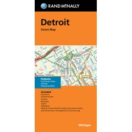 Rand McNally Folded Map: Detroit Street Map