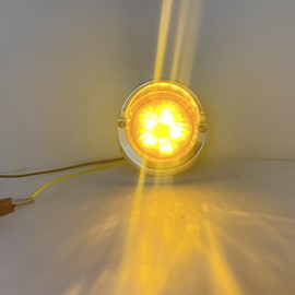 Ygmylandbb 2 Pack Yellow 5 LED Side Marker Light for Trailer Truck VR Truck Decoration