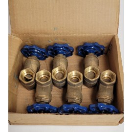 NIBCO BRONZE GATE VALVE T29  3/4" 200 WOG. CASE OF 6.