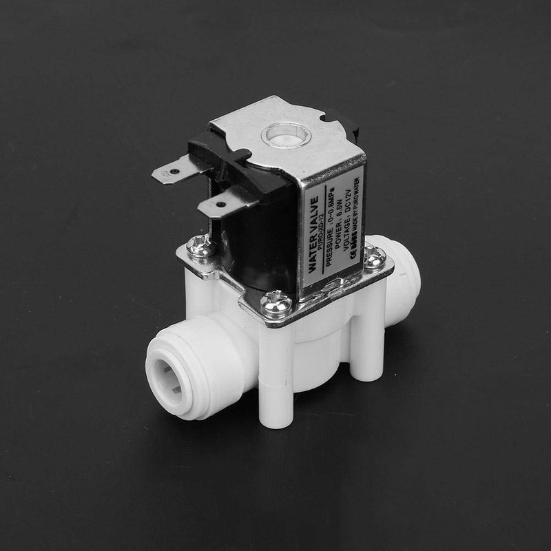 12V Solenoid Valve, DC12V Normally Close Water Valve Plastic Electric