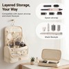 Elviros Travel Hair Tool Organizer for Dyson Airwrap and Shark,