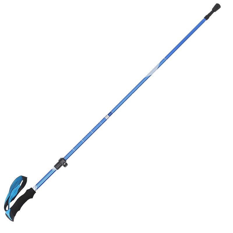 Collapsible Lightweight Aluminum Pole Hiking Stick Cane for Trekking Mountaineering