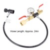 Dual Valve CO2 Filling Adapter, CO2 Cylinder Refill Bottle Connector