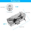Whuooad Magnetic Seam Guide for Sewing Machine, 2 PCS Magnetic