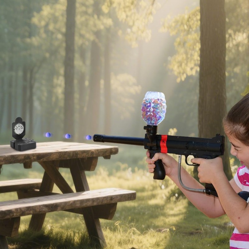 Rotierender Mini-Zielständer, luftgewehr ziele, Mini Shooting Target Stand, Edelstahl-Schießscheibe mit