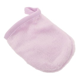 Ipetboom Makeup Remover Washcloths Towels Travel Washcloth Face Wash Towels Facial Wash Cloths Mini Makeup Wipes Make up Remover Pads for Face Facial Clean Mitts Make up Gloves Violet Cloth
