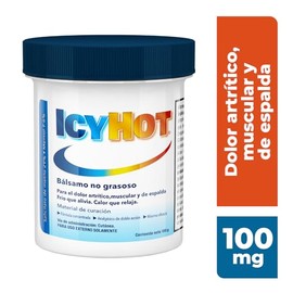 Icy Hot Bálsamo Analgésico para el Dolor Artrítico, Muscular y de Espalda 100 g. Doble Acción que Proporciona un Rápido Alivio del Dolor