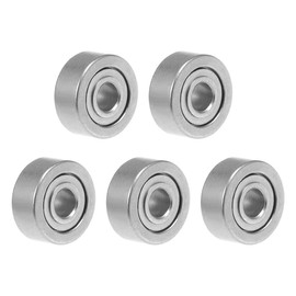 sourcing map MR62ZZ Deep Groove Ball Bearing 2 x 6 x 2.5 mm Double Seal Chrome Bearing Pack of 5