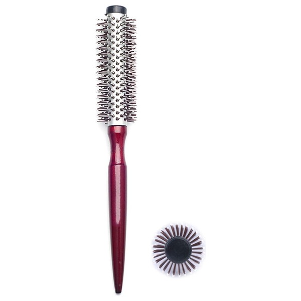 Small Round Hair Brush for Blow Drying, Mini Roller Styling Brushes for Dry, Curly Hair-1.4 Inch