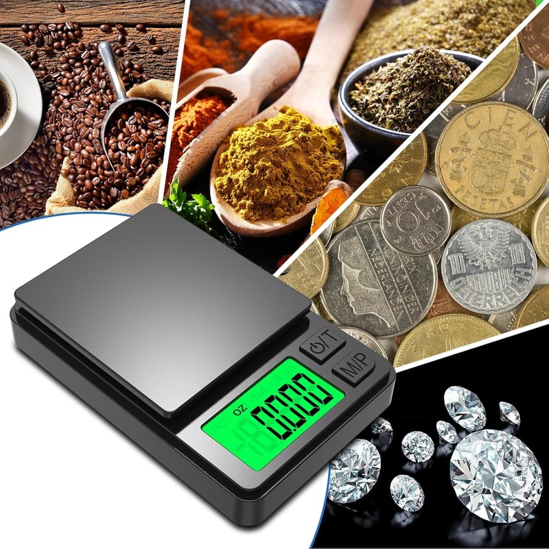 Precision Scales, 1000g/0.01g Digital Precision Scale, Precision Mini Kitchen Scale,