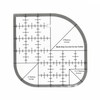 Curved Corner Cutter Ruler, Quilt Ruler, Sewing Patchwork Template for
