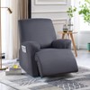 TAOCOCO Stretch Recliner Couch Covers 3-Pieces Style Recliner Chair Covers
