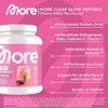 MORE NUTRITION MORE Clear Glow Peptides, Cherry White Tea, 600