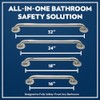 Shower Grab Bars 4 Pack – Complete Bathroom Safety Starter