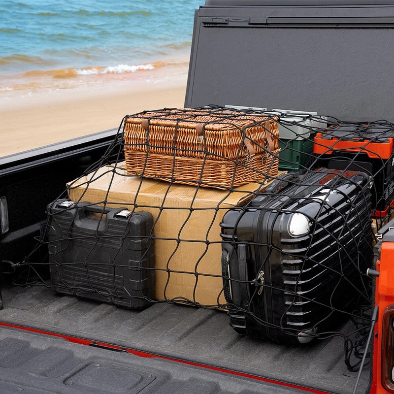 DREAMIZER Pickup Truck Bed Net Single Layer Elastic Cargo Net