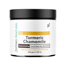 JUMAN Dead Sea Minerals Turmeric Chamomile Face Mask | Mask with Vitamin E & Avocado Oil | Invigorates & Brightens | SLS & Paraben Free | Vegan | 225g (Pack of 1)