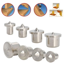 JUTOSU Dowel Marking Punch Woodworking Drill Bit Dowel Positioning 8 Pieces 6 8 10 12mm Drilling Wood Marker