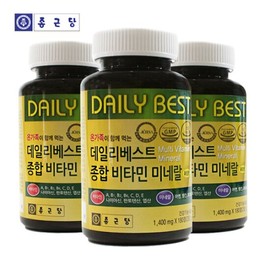 Chong Kun Dang Multivitamin 180 tablets x 3 packs (18-month supply) / 종근당 종합비타민 180정x3개 18개월분