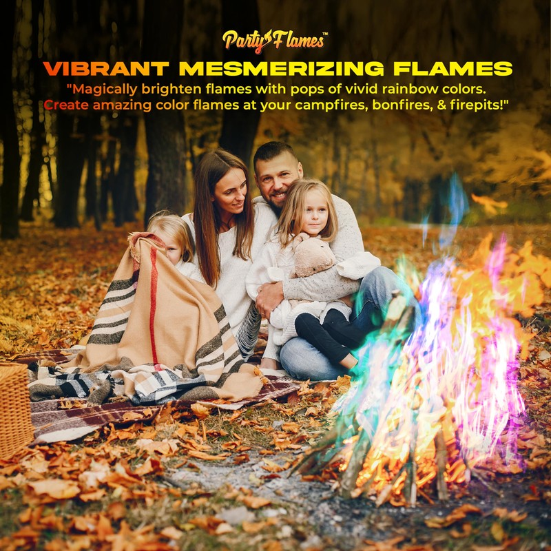 Fire Color Changing Packets Fire Pit with Citronella (4 Pack)