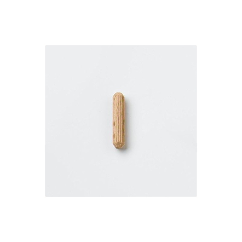 Merriway BH07200 (40 Pcs) Hardwood Wooden Fluted Dowels M8 x