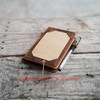 Distressed Genuine Leather Notebook Notepad Cover for Field Notes with