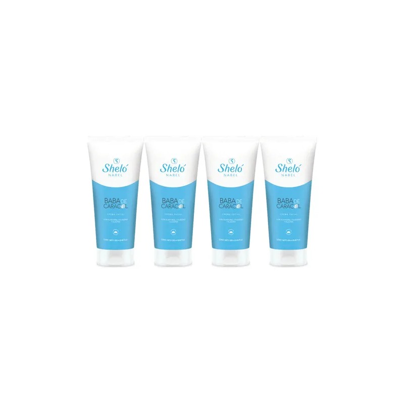 4 Crema Facial Baba De Caracol Manchas Sheló Nabel