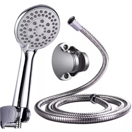 Hans 5 Setting Shower Head High Pressure Bathroom Hand Held Shower head With Hose