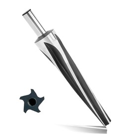 7 Degree Ball Joint Tapered Reamer 1-1/2” Per Foot Taper– M2 6542 High-Speed Tool Steel, Universal Reamer Tie Rod Drill Bit for Automotive & Construction – Precise & Durable with Easy Grip Design