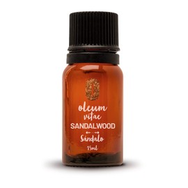 OLEUM VITAE. Aceite Esencial de Sándalo. Santalum Album. 100% Puro y Orgánico. Certificado USDA ORGANIC. Apliacción Aromática, Interna y Externa.15ml