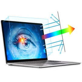 PYS 2 Pack Blue Light Screen Protector Laptop 15.6 Inch, Blue Light Filter for Laptop, Enhanced Anti Blue Light and Anti Glare, to Protect Your Eyes
