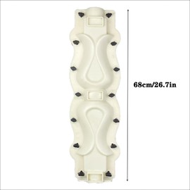 Prefabricated ABS Balcony Mold,Concrete Balustrade Mold Concrete Formwork for Outdoor Construction, DIY Home Improvement, Easy Installation and Reusable Design (Style 11)