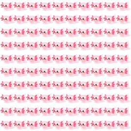 24 Pcs Pink Mini Axolotl Resin Figurine Miniature Axolotl Charm Tiny Animal Figures Ornament Mini Animals Figures to Hide Cupcake DIY Craft Decoration Gift Birthday Party Favor