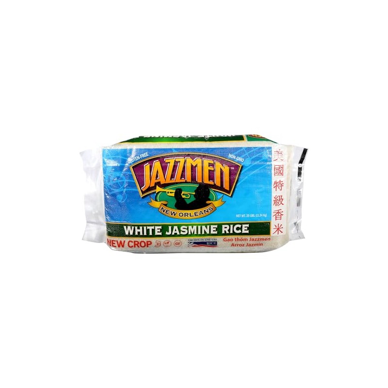 Jazzmen Aromatic White Rice, 25lb Bag