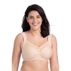 Miss Mary of Sweden Always Non-Wired Bra with Flat Seams, beige