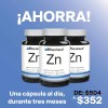 Zinc Vitamínica 3 Pack 90 Cápsulas Para 3 Meses
