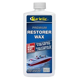 STAR BRITE Premium Restorer Wax - For Heavy to Medium Oxidation - 16 OZ (086016)