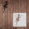 FINGERINSPIRE Elf & Star Drawing Stencils, Painting Stencils, 30 x
