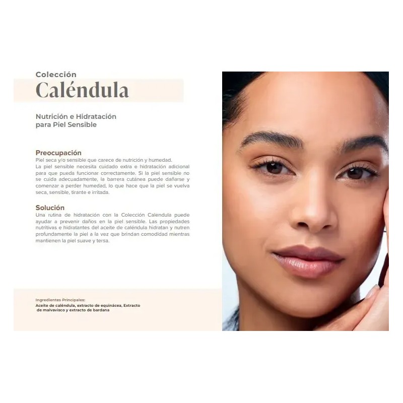Limpiador Facial De Caléndula Farmasi Piel Seca / Sensible