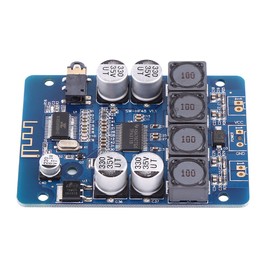 Dual Channel Power Amplifier, Akozon Electronic Amplifier 30W+30W 8V~26V DC Dual Channel Bluetooth Digital Amplifier Board