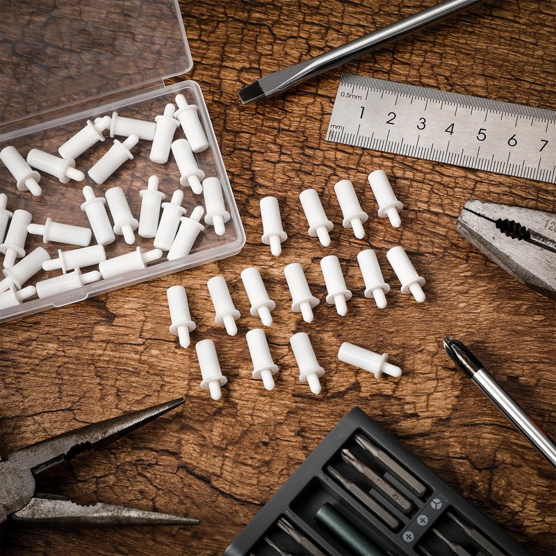 Thyle 100 Pcs Shutter Repair Pins Spring Loaded Repair Pins