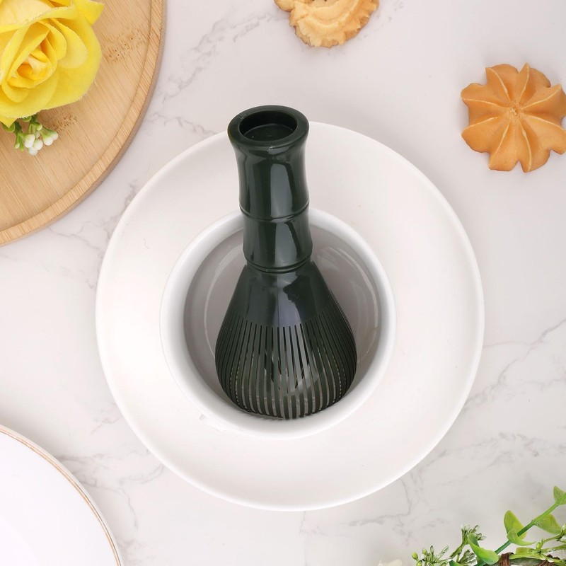 3Pcs Matcha Whisk, Easy to Clean Reusable Powder Whisk, Resin