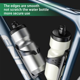 ENLEE Bike Water Bottle Holder Carbon Water Bottle Cage Universal Bicycle Water Bottle Holder with Screws Tool for MBT/Road Bike Cycling Accessory Blue