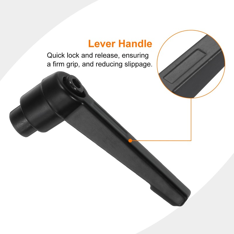 sourcing map 3Pcs M5 Adjustable Knobs Handle Female Thread Push