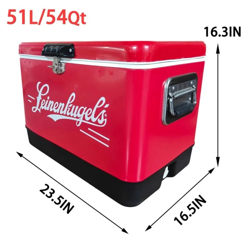 51 Liter Large Capacity Metal Traditional Design Portable Multi-functional Cold