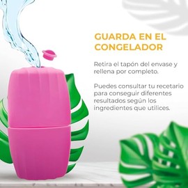 CLEOSKIN Kit Skin Care Hieloterapia: Crema Contorno de Ojos Eye Booster (Retinol + Cafeína) y Molde Ice Roller de Silicona para Rostro – Reduce Bolsas