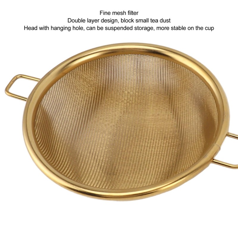 Fine Mesh Chai Tea Strainers, Stainless Steel Mesh Tea Infuser