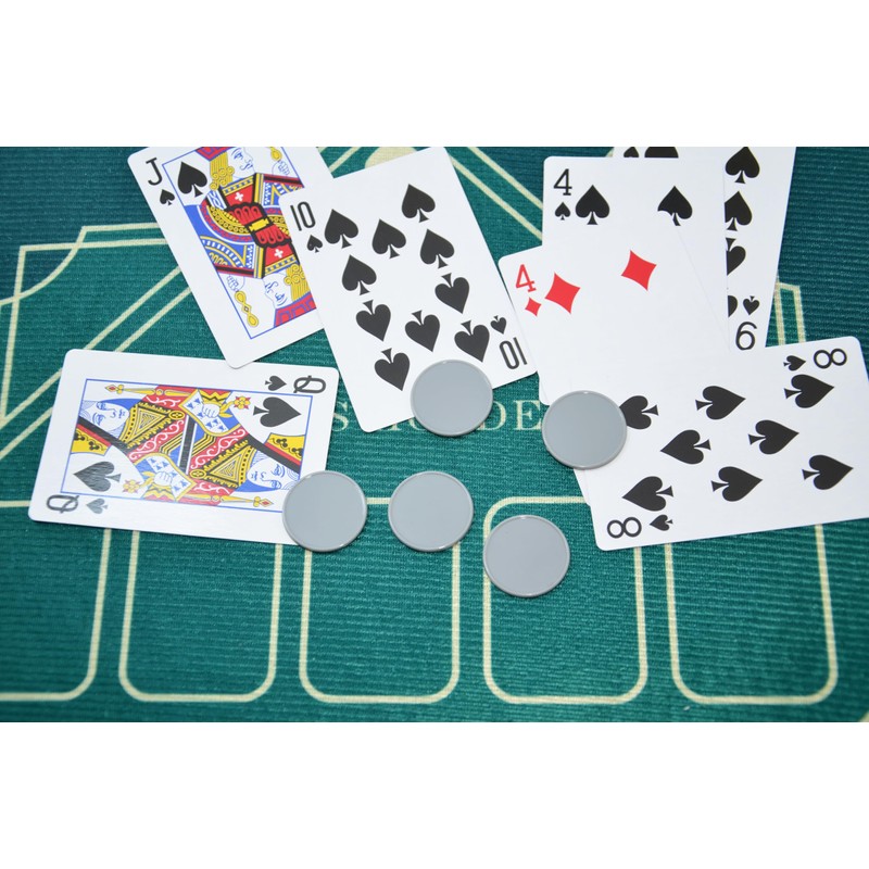 Smartdealspro Set of 100 1 Inch Opaque Plastic Learning Counters