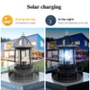 LED Solar Rotating Lighthouse Light Solar Garden Lights Outdoor Garden
