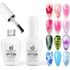 CHERIMOYA Nail Blooming Gel,2 Pzs 15ml Clear UV LED